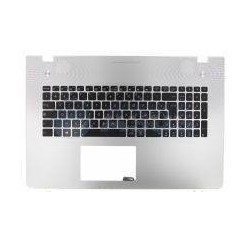 CLAVIER AZERTY RETROECLAIRE + COQUE ASUS N76VZ - 90R-NAL1K3900Y