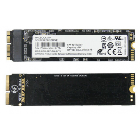 Disque SSD 512GB MacBook Pro Retina et Air 13 (2015/2017)