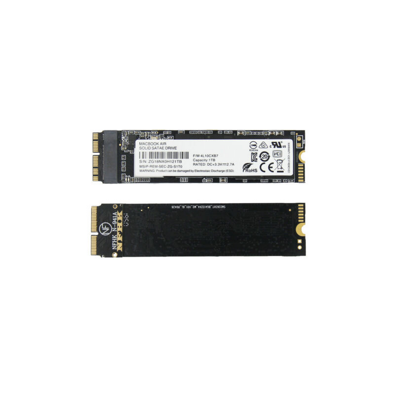 Disque SSD 128GB pour MacBook Air 13 et MacBook Pro Rétina 13 15