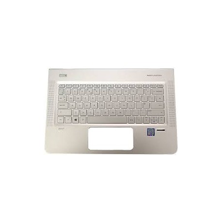 CLAVIER AZERTY + COQUE ARGENT HP ENVY 13-D - 829305-051