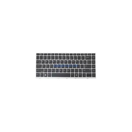 CLAVIER HP ProBook 640 G4 - L09547-051 Cadre Silver