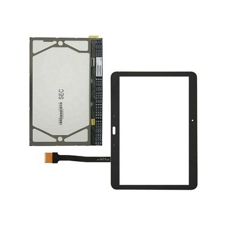 ECRAN LCD + VITRE TACTILE NOIRE SAMSUNG SM-T530