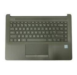 CLAVIER AZERTY + COQUE NOIRE HP 14-CK 14-CM 14-DG - L23239-051