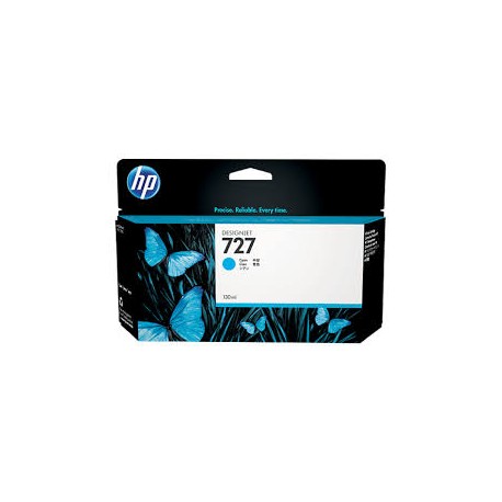 CARTOUCHE JET D'ENCRE CYAN HP DESIGNJET T1500, T930 - B3P19A - No 727