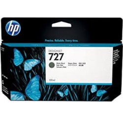 CARTOUCHE JET D'ENCRE NOIRE MATTE HP DESIGNJET T1500, T930 - B3P22A - No 727