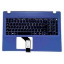CLAVIER AZERTY + COQUE BLEUE ACER Aspire E5-522G, E5-573 - 6B.MVTN7.009