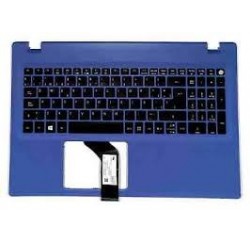 CLAVIER AZERTY + COQUE BLEUE ACER Aspire E5-522G, E5-573 - 6B.MVTN7.009