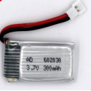 BATTERIE 3.7V 20C 300mAh pour DRONE - AD 602030