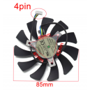 VENTILATEUR ZOTAC GEFORCE 1060 6GB DC12V, 85MM T129215SH