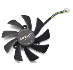 VENTILATEUR ZOTAC GEFORCE 1060 6GB DC12V, 85MM T129215SH