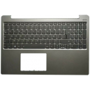 CLAVIER AZERTY + COQUE GRISE LENOVO Ideapad 330S-15IKB 330S-15ARR 330S-15AST
