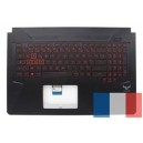CLAVIER AZERTY + COQUE ASUS  FX705GE,  FX705GM - 90NR00Z2-R31FR1 - Lettres Rouges