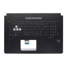 CLAVIER AZERTY + COQUE ASUS  FX705GE,  FX705GM - 90NR00Z1-R32FR0 - Lettres Blanches