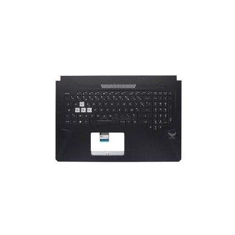 CLAVIER AZERTY + COQUE ASUS  FX705GE,  FX705GM - 90NR00Z1-R32FR0 - Lettres Blanches