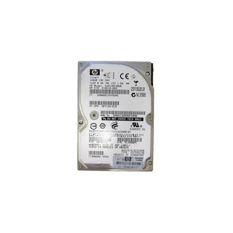 DISQUE DUR HDD HP 146GB 15K 6G SAS SFF - EH0146FARWD  518216-002 - Gar 1 an