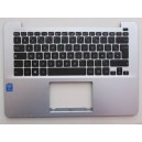 CLAVIER AZERTY + COQUE GRISE ASUS  X302LJ, X302LA - 90NB07I1-R31FR0