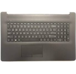 CLAVIER AZERTY + COQUE ASH SILVER HP 17-by, 17g-cr, 17-CA, 17q-cs L22750-051