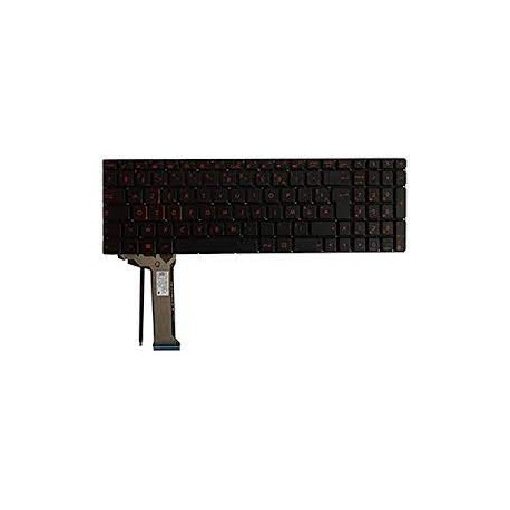 CLAVIER AZERTY ASUS GL752VW RETROECLAIRE
