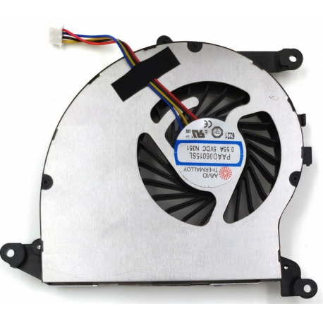 VENTILATEUR CPU MSI MS-14A2 GS40 GS43 6QD MS-14A1 GS40 6QE - PAAD06015SL-N351 - Version 4 Pins