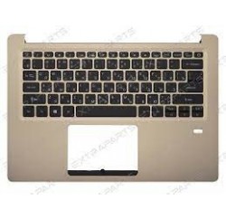 CLAVIER AZERTY RETROECLAIRE + COQUE DOREE ACER SF114-32 - 6B.GXRN1.012