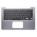 CLAVIER AZERTY + COQUE GRISE ASUS X411U, P1410U - 90NB0GF2-R31FR0