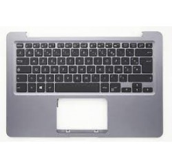 CLAVIER AZERTY + COQUE GRISE ASUS X411U, P1410U - 90NB0GF2-R31FR0