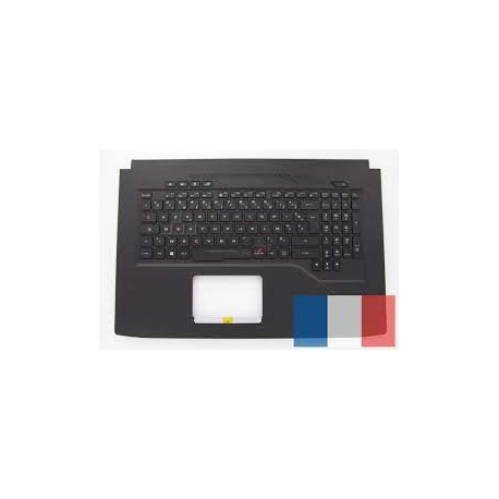 CLAVIER AZERTY RETROECLAIRE + COQUE ASUS GL703GE GL703VM - 90NR00D2-R30FR0
