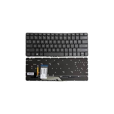 CLAVIER QWERTY GB NOIR HP X360 13-4000 - 806500-001 Rétroéclairé