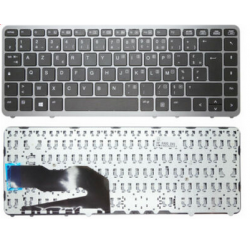 CLAVIER AZERTY + CADRE SILVER HP Elitebook 840 G1, 840 G2 - 762758-051 - Gar 1 an