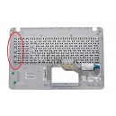 CLAVIER AZERTY ARGENT + COQUE ARGENT ASUS X543UA, X540UV - 90NB0HE6-R30080