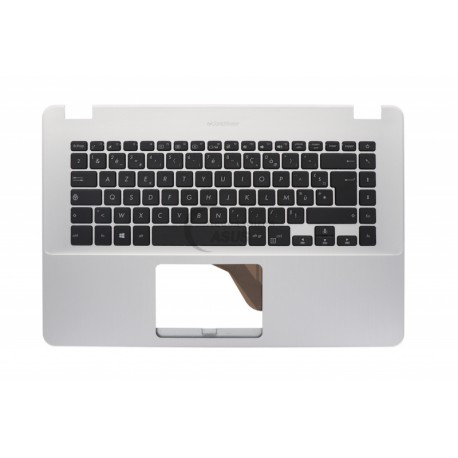 CLAVIER AZERTY + COQUE SILVER ASUS X505ZA - 90NB0I11-R30FR0