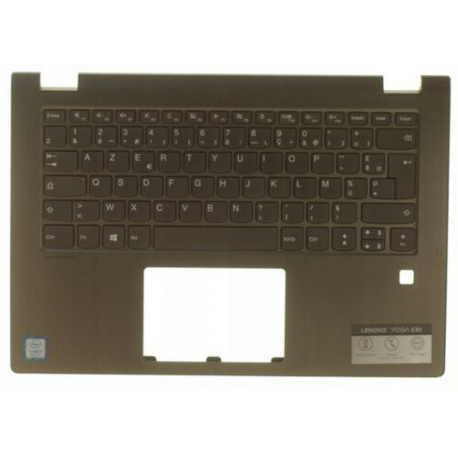 CLAVIER AZERTY + COQUE GRIS FONCE LENOVO Yoga 530-14ikb - AP173000900 sn20q40815 - Gar 3 mois