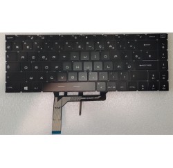 CLAVIER AZERTY RETROECLAIRE MSI GE63 - S1N3EFR252 NSK-FCBBN 0F 9Z.NEKBN.B0F