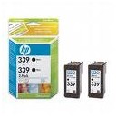 CARTOUCHE HP NOIRE - No 339 - 21ML - PACK DE 2