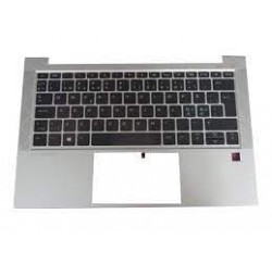 CLAVIER AZERTY RETROECLAIRE + COQUE SILVER HP EliteBook 830 G7 - M08699-051 - Gar 6 mois