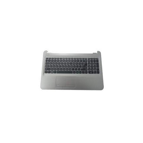 CLAVIER AZERTY NEUF HP 15-AY series - clavier Noir - Cadre Silver/Gris