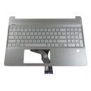 CLAVIER + COQUE ARGENT HP 15T-DY, 15S-EQ - L63578-051 gar 6 mois