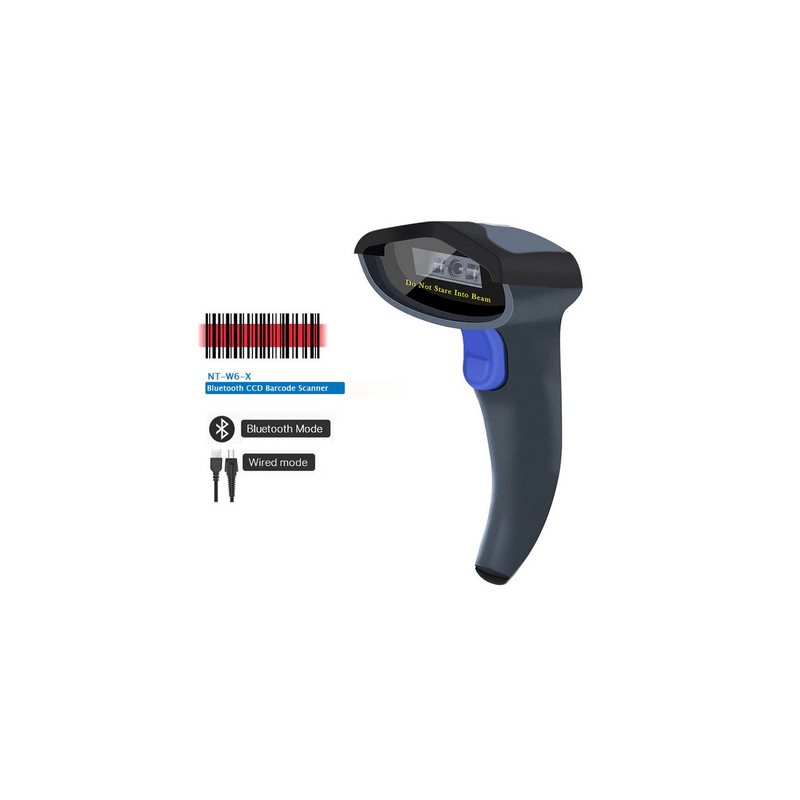 LECTEUR CODE BARRE BLUETOOTH CCD NETUM W6-X - USB
