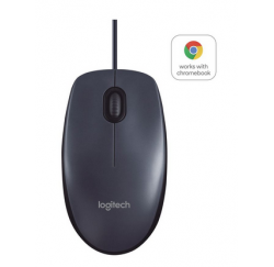 SOURIS FILAIRE OPTIQUE LOGITECH B100 - 910-003357 - 910-003357-C1 - Noire