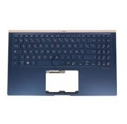 CLAVIER AZERTY + COQUE BLEUE ASUS UX533, UX533FD - 90NB0JX1-R31FR0