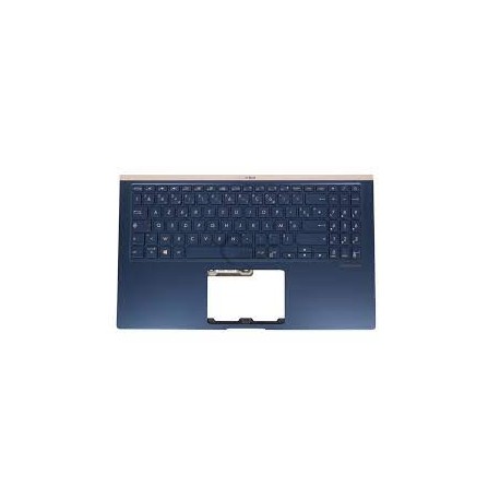 CLAVIER AZERTY + COQUE BLEUE ASUS UX533, UX533FD - 90NB0JX1-R31FR0
