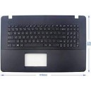 CLAVIER AZERTY + COQUE NOIRE ASUS X751, X751SJ - 90NB07S1-R31FR0