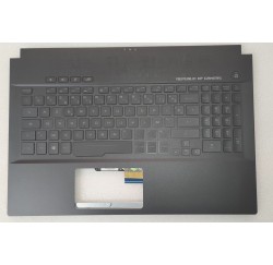 CLAVIER AZERTY RETROECLAIRE RGB + COQUE NOIRE ASUS GM501GM - 90NR00F2-R31FR0