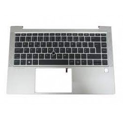 CLAVIER QWERTY US + COQUE SILVER HP EliteBook 740 840 G7 G8 745 845 - M15208-001