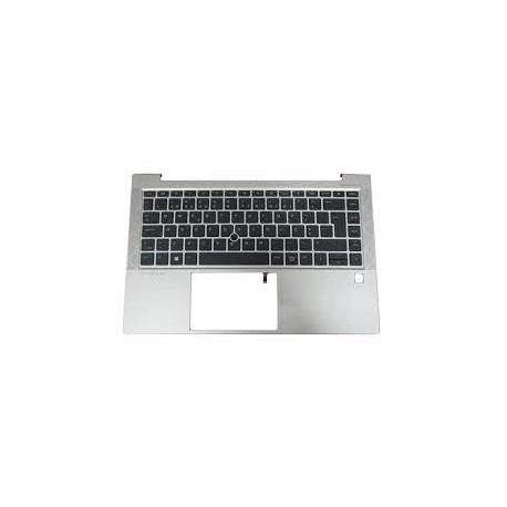 CLAVIER QWERTY US + COQUE SILVER HP EliteBook 740 840 G7 G8 745 845 - M15208-001