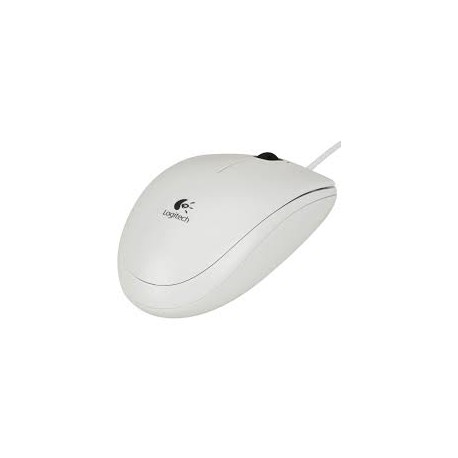 Souris filaire optique Logitech B100 - Blanc