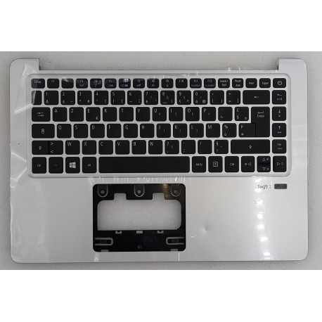 CLAVIER AZERTY + COQUE SILVER ACER SF314-51 - 6B.GKBN5.002