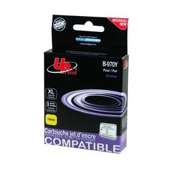 CARTOUCHE BROTHER JAUNE COMPATIBLE LC1000Y/LC970Y