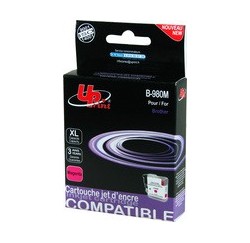 CARTOUCHE BROTHER MAGENTA COMPATIBLE LC1100M/LC980M -