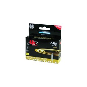 CARTOUCHE CANON Jaune Pixma Compatible CLI-521Y - 10.5ML - avec puce